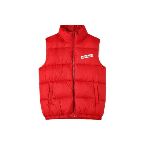 VERSACE Красный Мужской Пуховый жилет