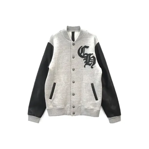 Chrome Hearts Бейсбольная куртка Унисекс Серый