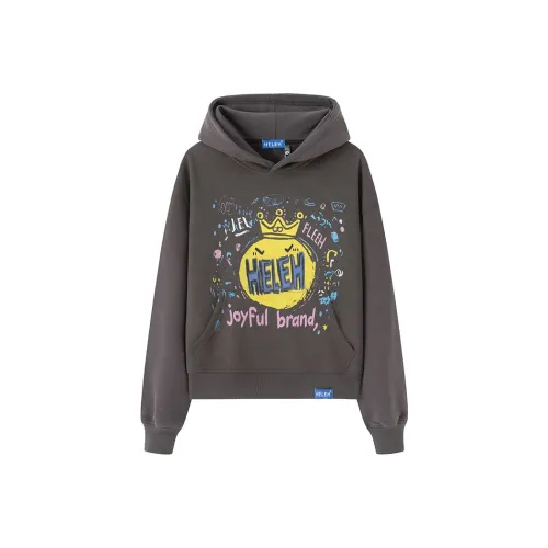 HELEH Толстовка Унисекс Темно-Серый