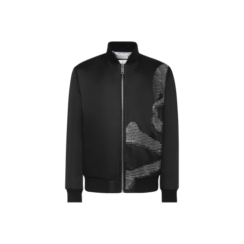 PHILIPP PLEIN Мужские черные куртки