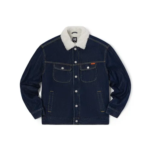 Lee совместный бренд модель Washed Мужской Бархатные куртки