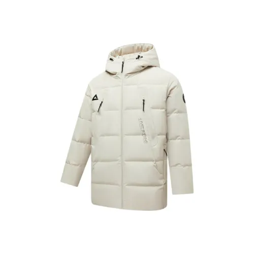 PEAK Белый Светлый Хаки Мужской Пуховик