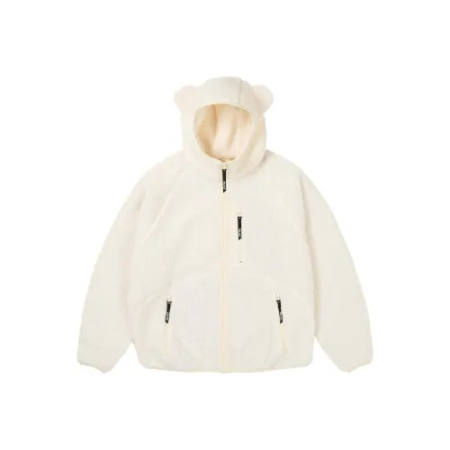 PALACE SS24 Плюшевый флис куртка бархат Feel куртка унисекс белый