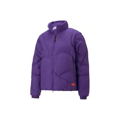 PUMA X P.A.M. Co Брендированный Версия Фиолетовый Унисекс Объёмные куртки (пуфы)