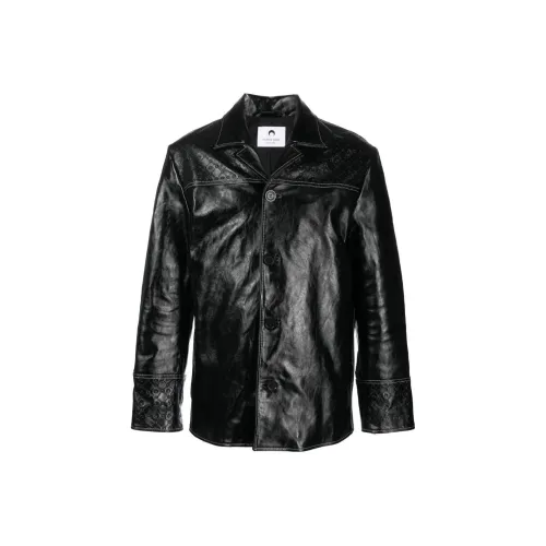 Marine Serre Черные Мужские Куртки