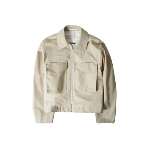JIL SANDER Бежевый Мужской Куртки