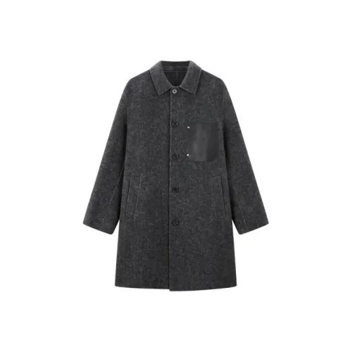 PEACEBIRD MEN Master Collection Темно-серый Унисекс Пальто