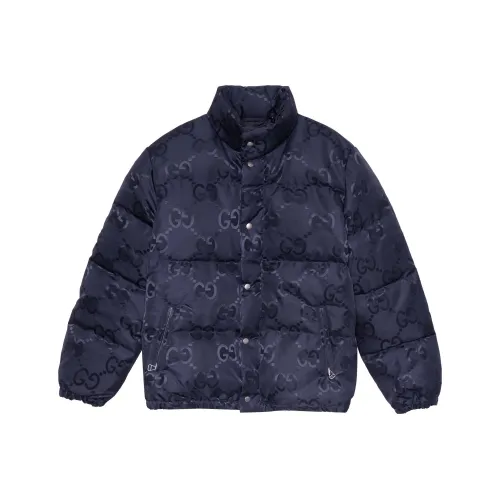 GUCCI Синий Мужской Пуховик