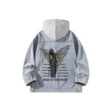 Синий деним (с капюшоном 709)