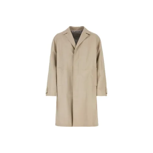 PRADA Бежевый Мужской Пальто