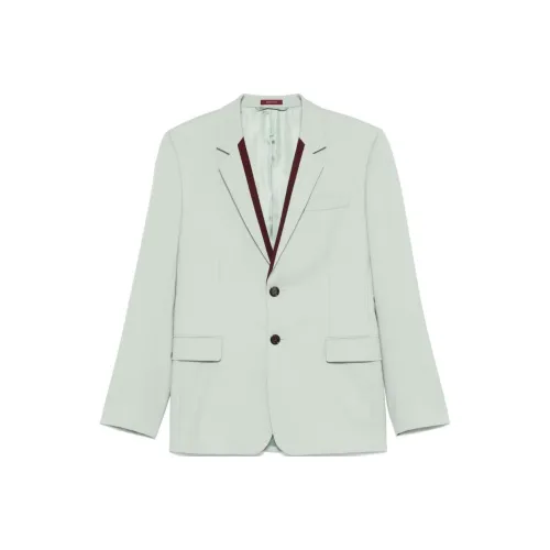 GUCCI FW24 Бизнес-костюм Пальто Мужской Светло-зеленый