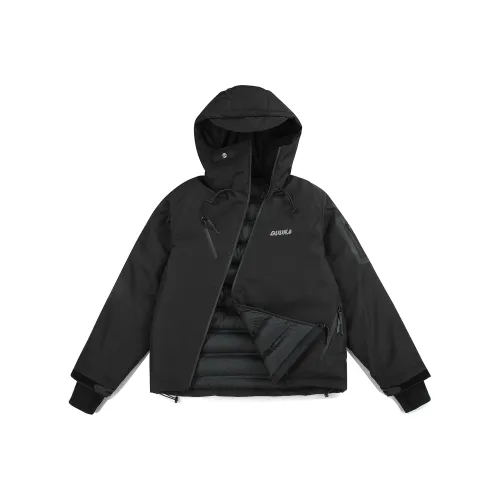 Guuka Черный Мужской Пуховик