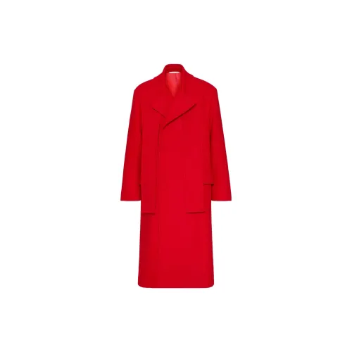 Valentino Red Men's Coat Валентино Красный Мужской Пальто