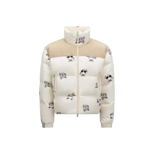 MONCLER Бежевый Мужской Пуховик