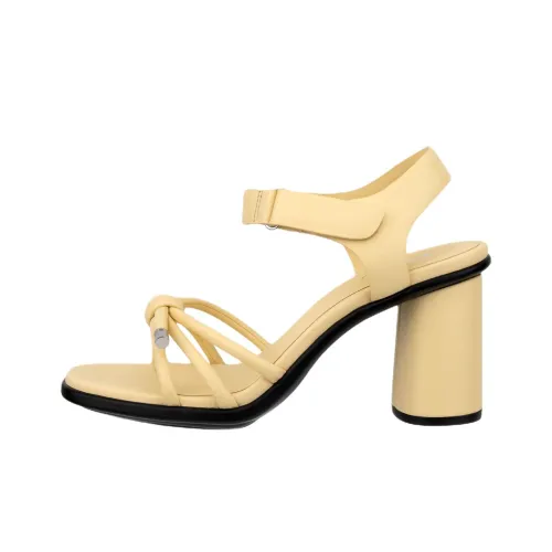 Ecco Sculpted Alba 65 One Ремень Сандалии 6,5 см Женские Желтые