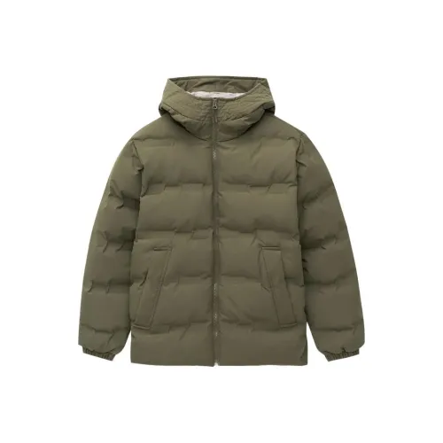 New Balance совместный пуховик унисекс зеленый