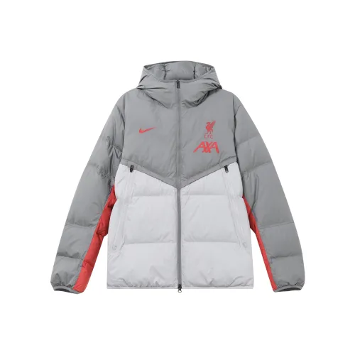 Nike Серый Мужской Пуховик