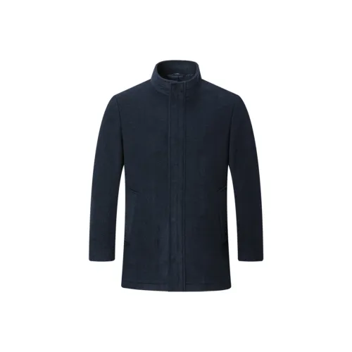 SEPTWOLVES 101 Темно-синий Синий Мужское Пальто