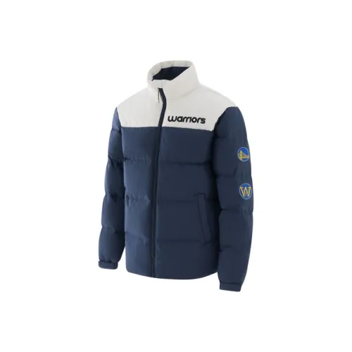 NBA Golden State Warriors Темно-синий Унисекс Пуховики