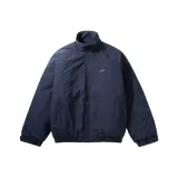 Темно-синий, синий (утолщенный хлопковый пуховик)