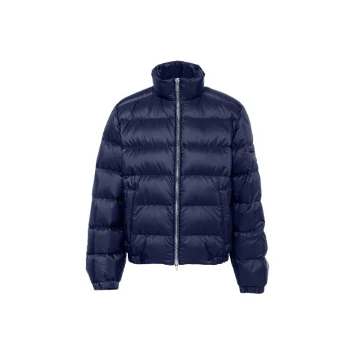 PRADA Морской Синий Мужской Пуховик