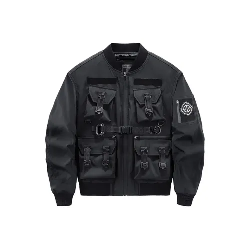 VIP Бейсбольная куртка Мужская Черная