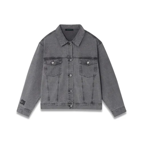 BD.POWER UP+ Denim Jacket Unisex Worn Gray