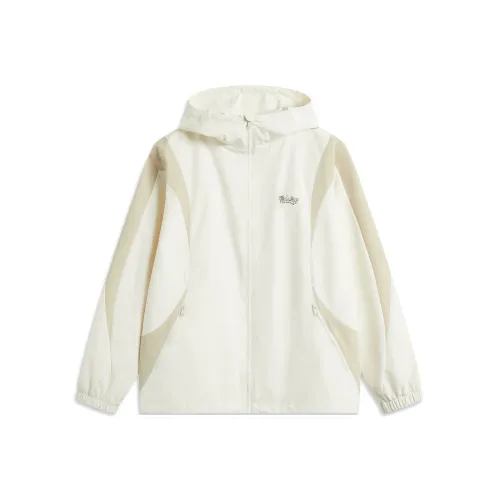 LINING Badfive Куртки и Пальто Мужской Экрю Coastal Серый