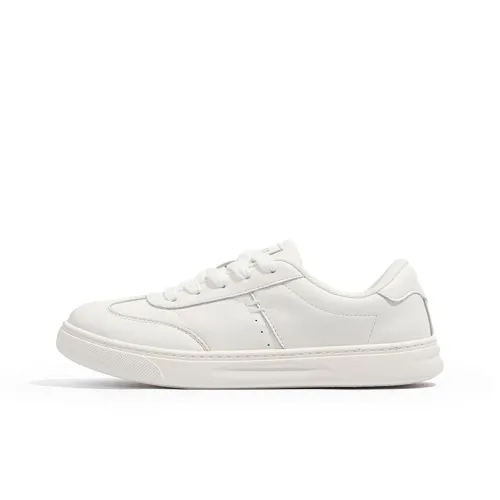 Babaya Slip-resistant Abrasion-resistant Rebound-resistant Low Top Kids Lifestyle Shoes White Teenagers Бабая Слип-резистентный Устойчивый к истиранию Резистентный к отскоку Низкий верх Детские Лайфстайл Обувь Белый Подростки