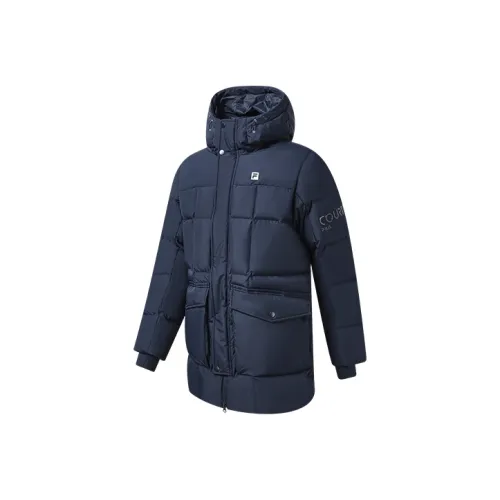 FILA Пуховик Мужской Королевский Синий