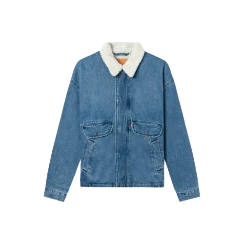 Levis Синий Мужской Бархат Куртка