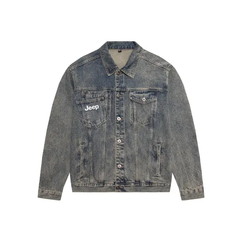 Jeep Leisure Collection Деним Куртка Унисекс Желтый Грязь