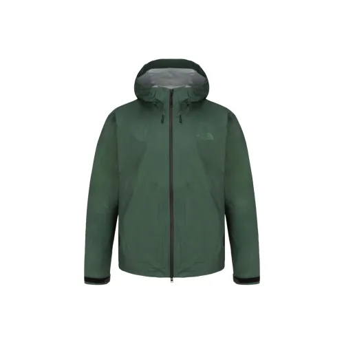 The North Face Офис Повседневный Ветровка Унисекс Темно-зеленый