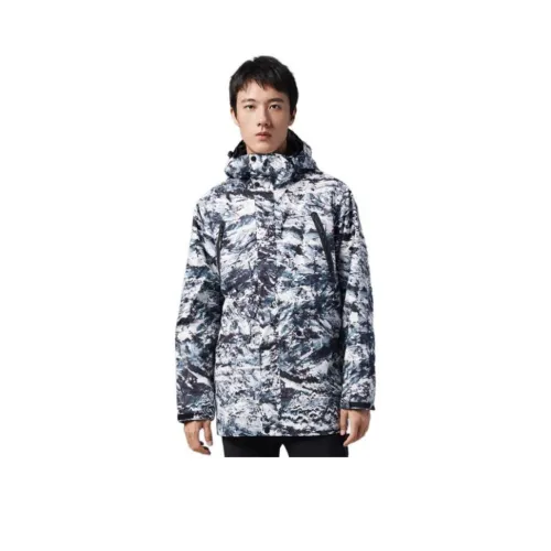 TOREAD Ветровка Мужская Glacier Galaxy Green с принтом