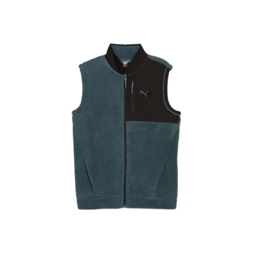 PUMA Blue Men's Gilets PUMA Синий Мужские Жилеты