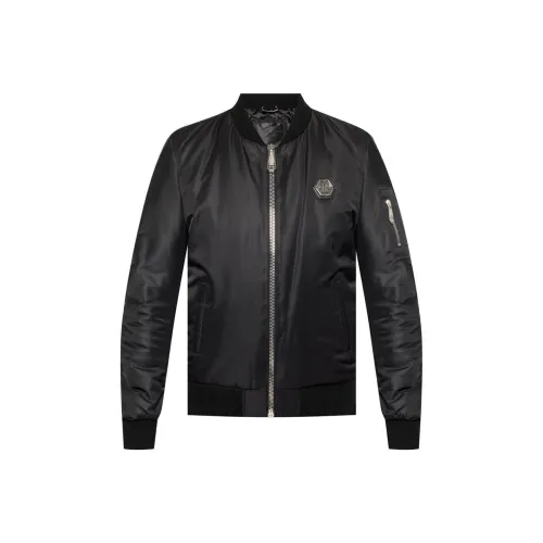 PHILIPP PLEIN Мужские черные куртки