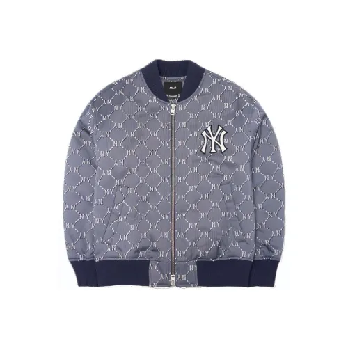 Бейсбольная куртка MLB Base Logo мужская темно-синяя