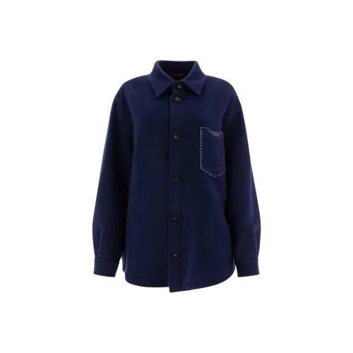 MARNI Куртки и Пальто Мужской Темно-синий Синий