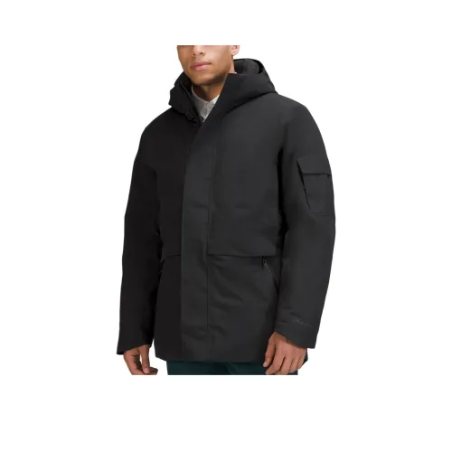 lululemon Cold City Series Пуховик Мужской Черный