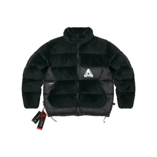 Дворцовый черный унисекс пуховые куртки