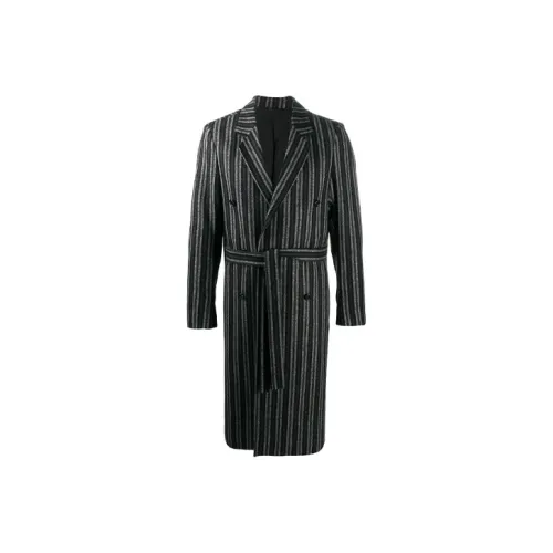 Ann Demeulemeester Черное Мужское Пальто