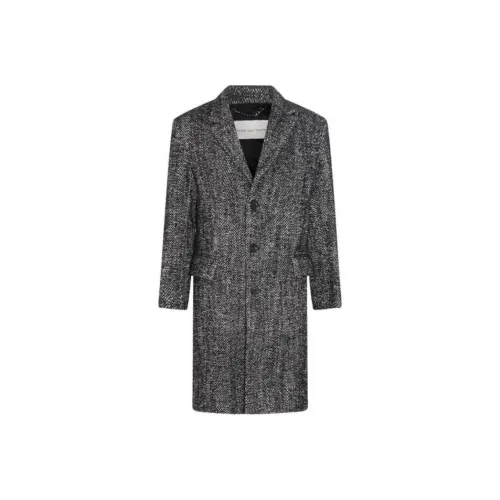 DRIES VAN NOTEN Серый Мужской Пальто