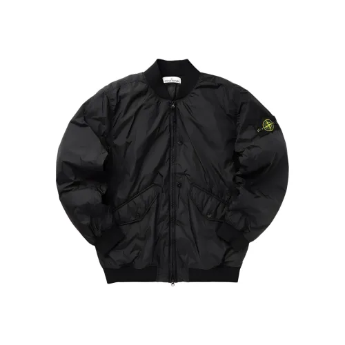 STONE ISLAND Черные Мужские Куртки
