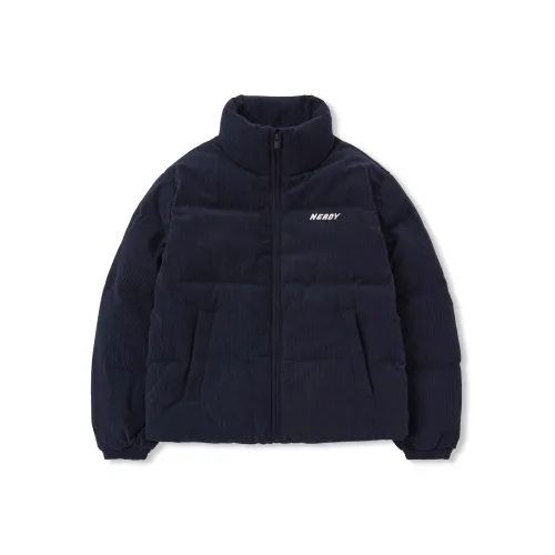 Nerdy Темно-синий Унисекс Пуховики