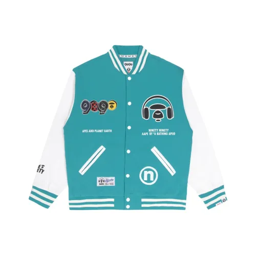 AAPE Синий BLM Мужская Бейсбольная Джерси