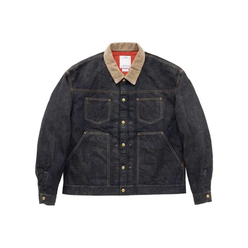 Visvim Темно-синие мужские куртки