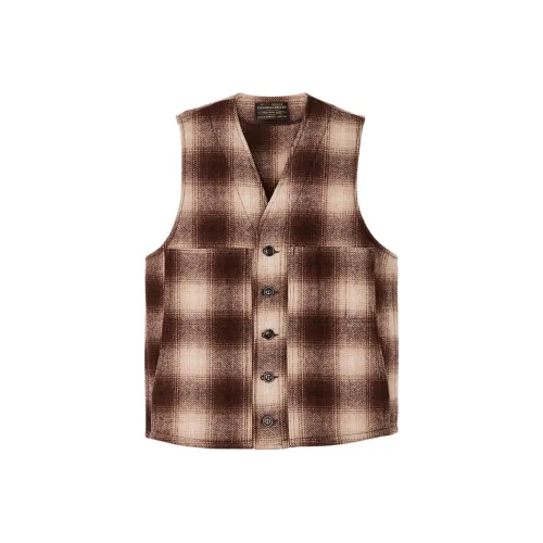Filson Коричневый Мужской Жилеты