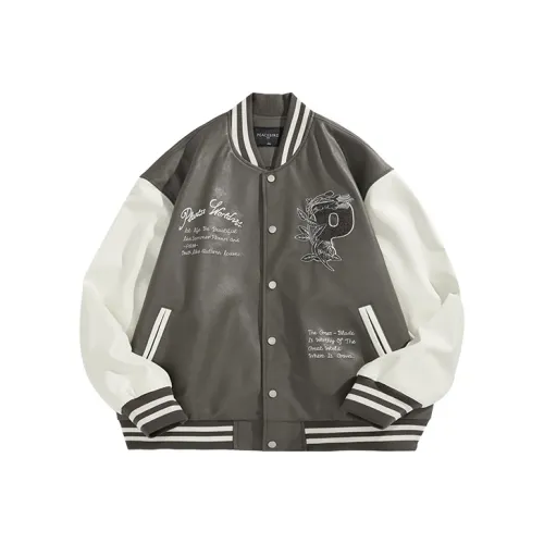 PEACEBIRD MEN Бейсбольная куртка Унисекс Зеленый