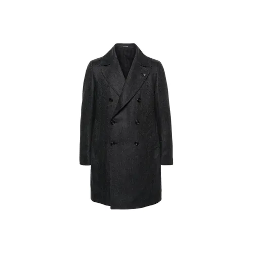 Tagliatore Черное Мужское Пальто