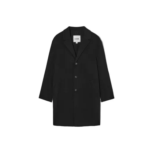COS Черное Мужское Пальто